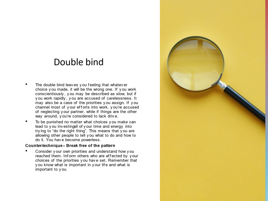 3.7 - Double bind